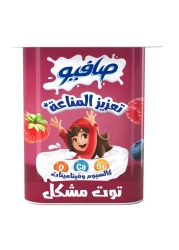 Safio Immunity Booster Mixed Berries Flavoured Yoghurt 110g Pack of 4