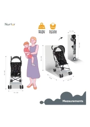نورتورعربة أطفال مع مظلة B801FT-NR3 بمقاس 45×59×95 سم