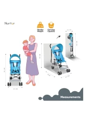 Nurtur Baby Canopy Stroller B801FT-NR10 45x59x95cm
