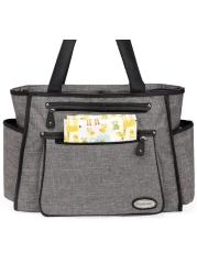 Little Story Betty Diaper Bag - Grey