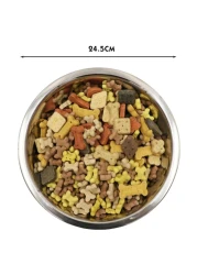 Agrobiothers Stainless Steel Feeding Bowl For Dogs 24.5cm