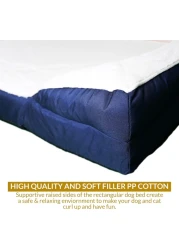 Dugyluv Dog Bed, Orthopedic Sofa Dog bed With Memory Foam, Removable Cover, Waterproof Lining and Nonskid Bottom,Pet Bed for Dogs (Large)