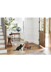 Cat Scratching Sloppy Board Box, Triangular Scratcher Box, Scratching Catnip, Cat Play, Natural Scratching, Cozy Cat Scratching, Redish Color, Large L=27cm