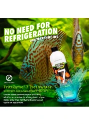 Fritz Aquatics FritzZyme 7 Live Nitrifying Bacteria Naturally Removes Amonia Nitrite for Freshwater Fish 16Ounce