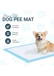 Ultra-Absorbent Blue Pet Training Pads for Dogs, Puppy Trainer Pads, Toilet Pee Wee Dog Pet Cat Mat, Small Size pack of 50
