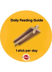 بيديغري دينتاستيكس وجبات خفيفة للكلاب متوسطة السلالة، 77 غرام