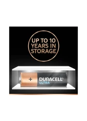Duracell Ultra AA Alkaline Battery 1.5V Black 2 Battery