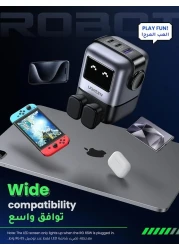 UGREEN RG 65W USB C Charger 3Type C Power Adapter for MacBook/HP/Dell/Lenovo, iPhone 15 Pro Max, Galaxy S24 Ultra, Steam Deck-Black