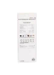 Suntech Extension Socket 4 Way 2m Cable