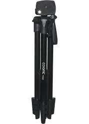 COOPIC T530 Photography lightweight Tripod, 134 cm / 52.5 Inch Aluminum Lightweight Portable Tripod With Mobile Holder for SLR/DSLR Camera, Smartphone&rsquo;s, DV Video (Maximum Load 2kg