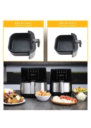 نيوتريكوك رابيد إير فراير مقلاة NC-AF205 - أسود - 1700 واط