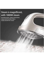 مكواة بخارية متينة للملابس مكواة بخار للملابس، للاستخدام التجاري والمنزلي تسخين سريع، قوة 1800 واط، أوضاع قابلة للتعديل