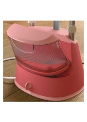 فيليبس أبرايت غارمنت STE1020/46 مكواة بخار 1800 واط 1.8 لتر سلسلة 1000 صفيحة بخار بلاستيكية - أحمر ناعم