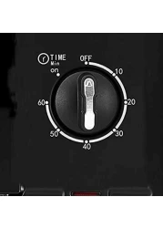 Black+Decker Electric Toaster Oven 55L TRO55RDG-B5 Black