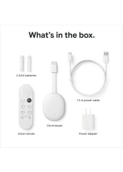 Google Chromecast With Google TV HD, Snow