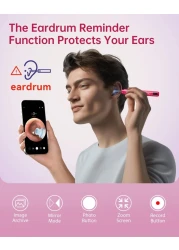 Ear Wax Removal Tool Camera 1296P HD Scope and 6 LED Lights Ear Cleaner with Camera Ear Cleaning Kit Earwax Remover Tool with 10 Spoon