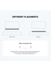 Xiaomi Redmi MDZ &ndash; 34 &ndash; DA Bluetooth / Wired TV Soundbar Speaker Hi-Fi Sound Wall-mounted / Desktop (BLACK)