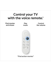 Google Chromecast With Google TV 4К Media Streamer With Google Assistant - Snow