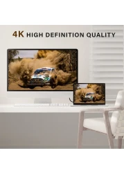 S-TEK [3mtr/6ft] Display Port to HDMI Cable Male to Male DP to HDMI for HDTV and Monitor Cable