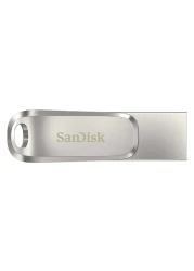 SanDisk Ultra Dual Drive Luxe USB Type-C Flash Drive 512GB Silver