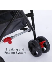 Teknum - Eco Lite Stroller - Yellow wave