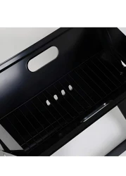 Manful Portable Charcoal Grill For Camping Cooking Stainless Steel Mini Folding Grill Stove For Travel, Picnic, Motorhome With Cover BBQ Cooking For Outdoor Camping