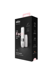 براون فيس ميني ماكينة إزالة شعر الوجه - أبيض FS1000