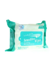 Cool &amp; Cool Sensitive Anti-Bacterial Wet 30 Wipes