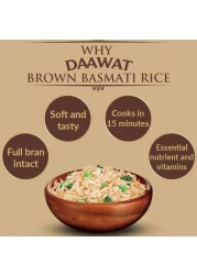 Daawat Brown Basmati Rice, 1kg