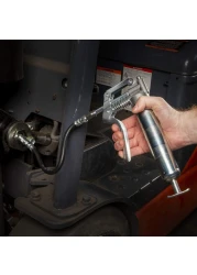 Workforce Mini Grease Gun for 3 oz Cartridges 12 In Flexible Extension 4 In Rigid Extension L1305