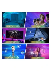 Galaxy Aurora Projector &ndash; 3-in-1 LED Northern Lights Star Projector with 6 White Noise Options &amp; Bluetooth Speaker Starry Moonlight Projector