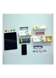 TOM OLIVER JUNIOR Blue Light Blocking Computer Screen Glasses - Anti Blue Light, Protection Eyewear for Children from Digital Screen Time for Boy's &amp; Girl's Age 5 - 12 (Rectangle, Blue)