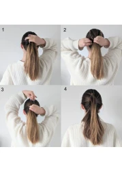 Banana Hair Clip for Thick Fine Curly Hair Vintage Clincher Combs Tool Accessories Fishtail Hair Clip Combs Double Banana Clip Set for Women Girls