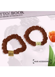 Aiwanto 4Pcs Hair Bands Hair Pony Tie