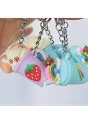 REEMTOO 50PCS Bulk Keychains Set Split Keychains Rings with Chain 1 inch Key Rings Key Chain Rings Keychains Ring Parts with Open Jump Ring and Connector