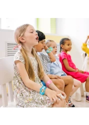 مجموعة من 12 قطعة من الأساور القابلة للتعديل ذات الطابع البحري للفتيات - مثالية للحفلات والمرح اليومي