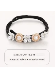 4 Pcs Tie Dye Deft Bun Hair Bun Makers for Womens Gradient French Twist Hairstyle Velvet Scrunchie Classy Multicolor Cloth Magic Clip Reusable Quick Bun