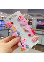 786 pcs Colorful Hair Clips Ties Ponytail Holders Rubber Bands for Girls and Toddlers Hair Accessories Set