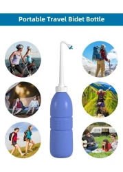 Portable Shattaf 650ml Travel Bidet Sprayer &ndash; Handheld Spray Bottle for Personal Hygiene, Toilet Cleaning, and On-the-Go Use &ndash; Ideal for Men &amp; Women