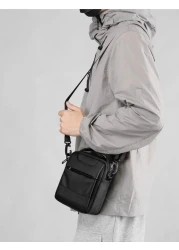 Multi purpose Adjustable Left or Right Shoulder Backpack for Travel Hiking Cycling Black Model-888