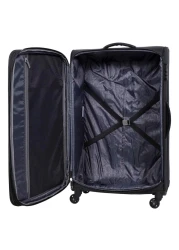 American Tourister Jamaica Spinner Luggage Soft Trolley Black 80cm