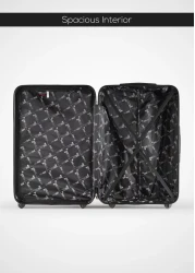 Lightweight 2-Pieces ABS Hard side Travel Luggage Trolley Bag Set with Lock for men / women / unisex Hard shell strong