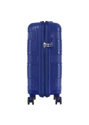 American Tourister Litevlo Double Wheels Spinner Expandable Hard Trolley Navy 55cm