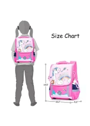 Eazy Kids School Bag Unicorn - Princess Pink