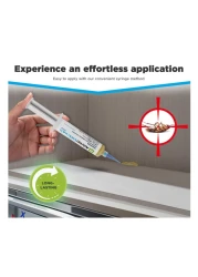 Buy 4 Gel 1 Free Ready-To-Use Cockroach Gel Bait - Outdoor &amp; Indoor Roach Killer With Syringe Applicator