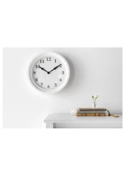 Wall Clock White 35 Cm/20 Pack