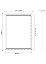Frame Can Be Used Hanging Or Standing Both Horizontally Black 30X40cm