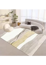 Vital Area Rugs Soft Modern Rug Carpet Geometric Stripe Rug Non Slip Modern Carpet, Abstract Printed Floor Rugs for Home Decorative, Soft &amp; Non-Slip &amp; Washable Indoor Mat (K-318, 160 x 230 cm)
