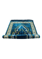 STARGOLD Traditional Turkish Prayer Mat 70x110 cm Large Portable Multicolor Islamic Prayer Rug, Janamaz Sajjadah For Men And Women