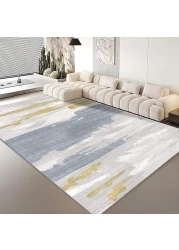 Vital Area Rugs Soft Modern Rug Carpet Geometric Stripe Rug Non Slip Modern Carpet, Abstract Printed Floor Rugs for Home Decorative, Soft &amp; Non-Slip &amp; Washable Indoor Mat (K-290, 160 x 230 cm)